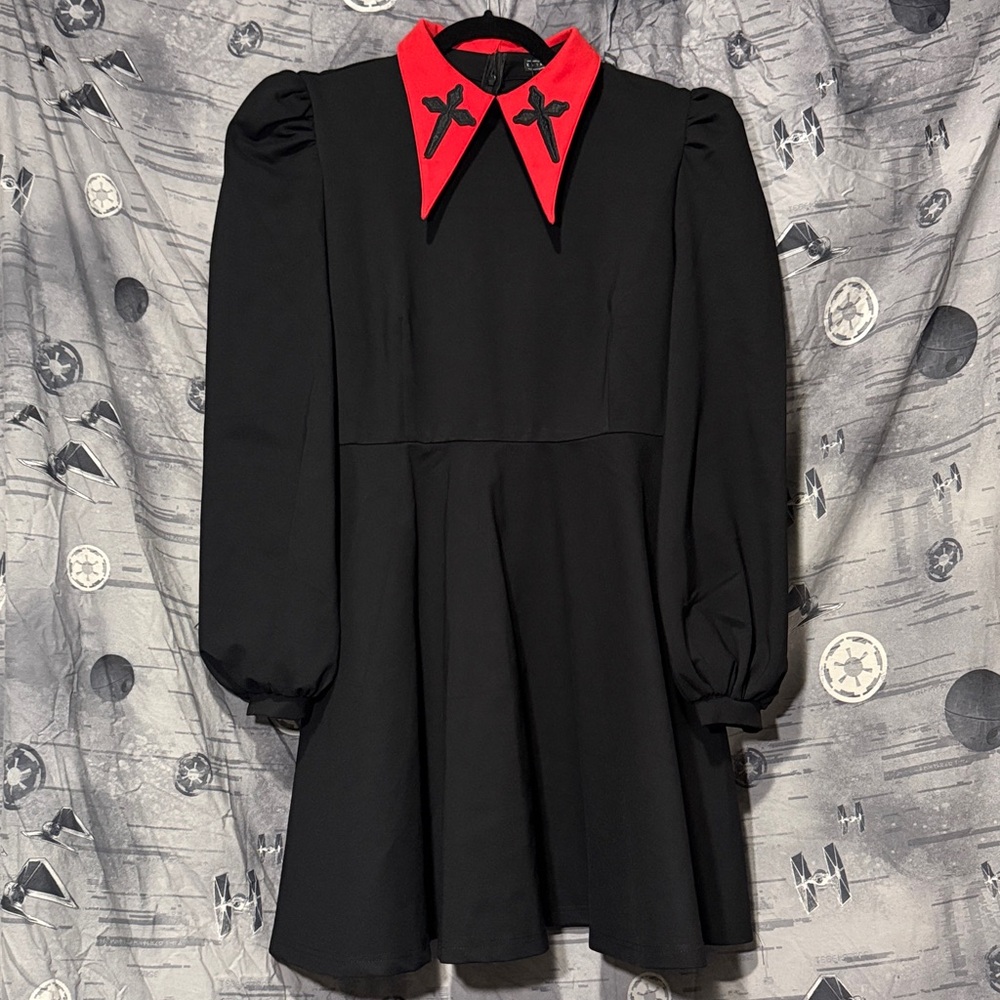 KATAKOMB CROSS DRESS BISHOP SLEEVE SZ 3x